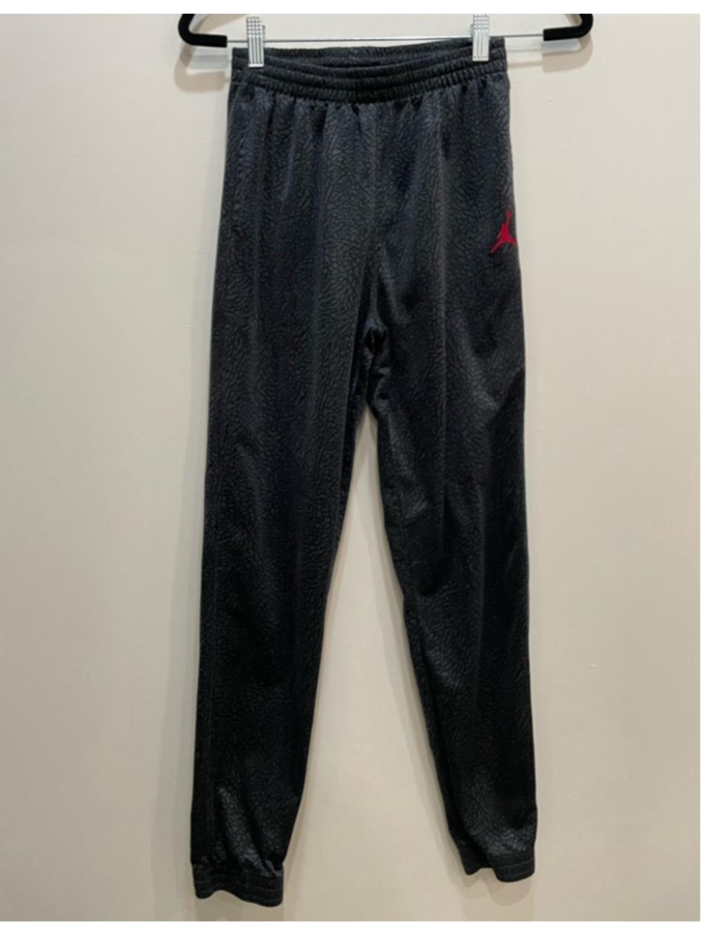 Jordan Jogger Sweatpants Elephant Pattern Boys 13-15yrs/XL Red Jumpman Retro